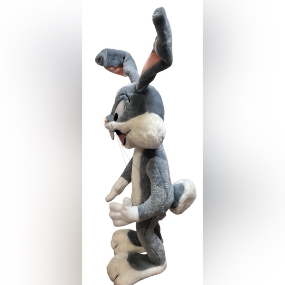 Vintage 1989 Bugs Bunny Plush Stuffed Animal 23” Warner Bros - Picture 3 of 9